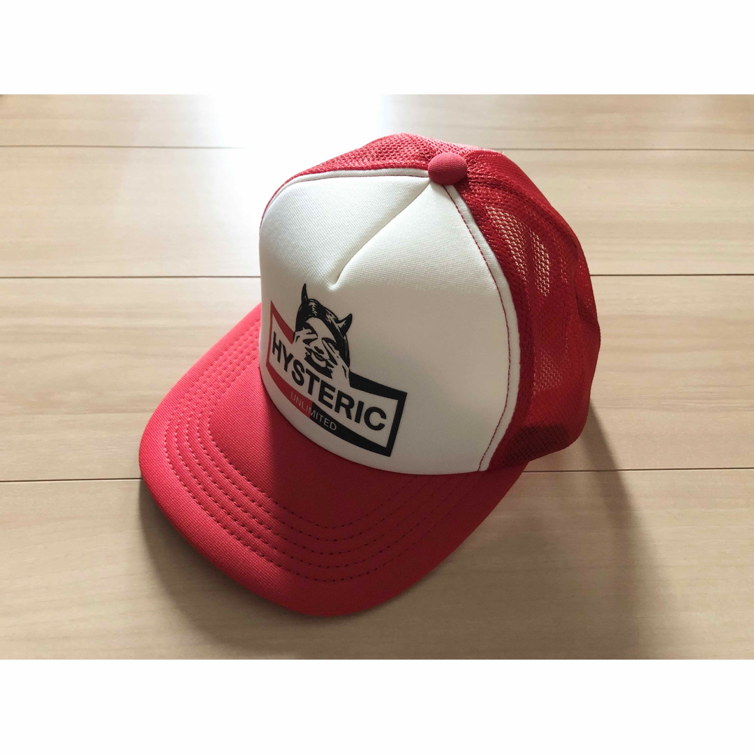 ヒステリックグラマー HYSTERIC UNLIMITED メッシュキャップ 赤 ヒステリックグラマー HYSTERIC UNLIMITED メッシュキャップ 赤