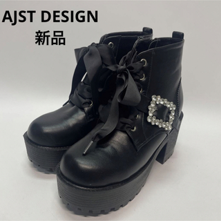 新品　AJST DESIGN ショートブーツ　ブーティ　サイドゴア　神戸レタス(ブーツ)