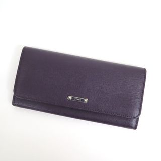 フェンディ(FENDI)の【FENDI】フェンディ 二つ折り長財布 8M0251 パープル レザー/br2881kw(財布)