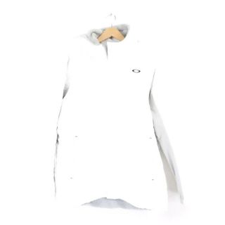 オークリー(Oakley)の美品 OAKLEY オークリー FOA402870 UNEVEN PUFF JACKET 3.0 1点 ホワイト 2XL ポリエステル100％ ゴルフ 中綿ジャケット メンズ AY4305B2 (ウエア)