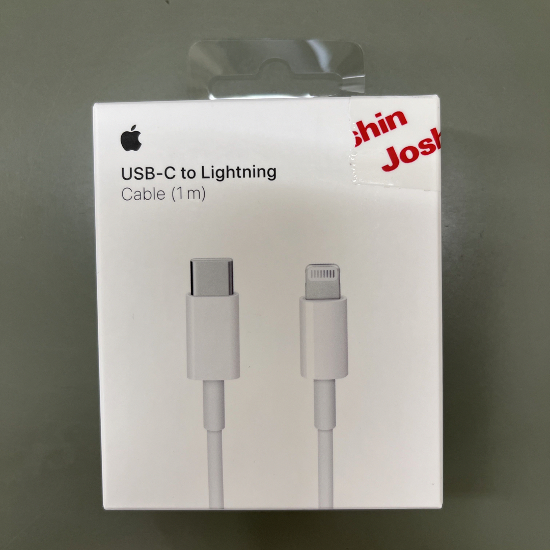 APPLE Lightning -USB-Cケーブル 1m MM0A3FE/A スマホ/家電/カメラのスマホアクセサリー(その他)の商品写真