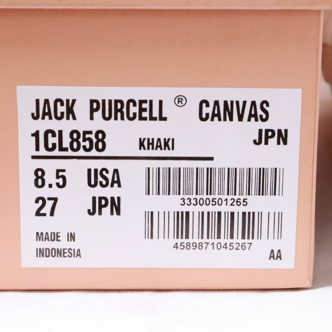 CONVERSE(コンバース)のJACK PURCELL CANVAS ICL858 27.0cm CONVERSE メンズの靴/シューズ(スニーカー)の商品写真