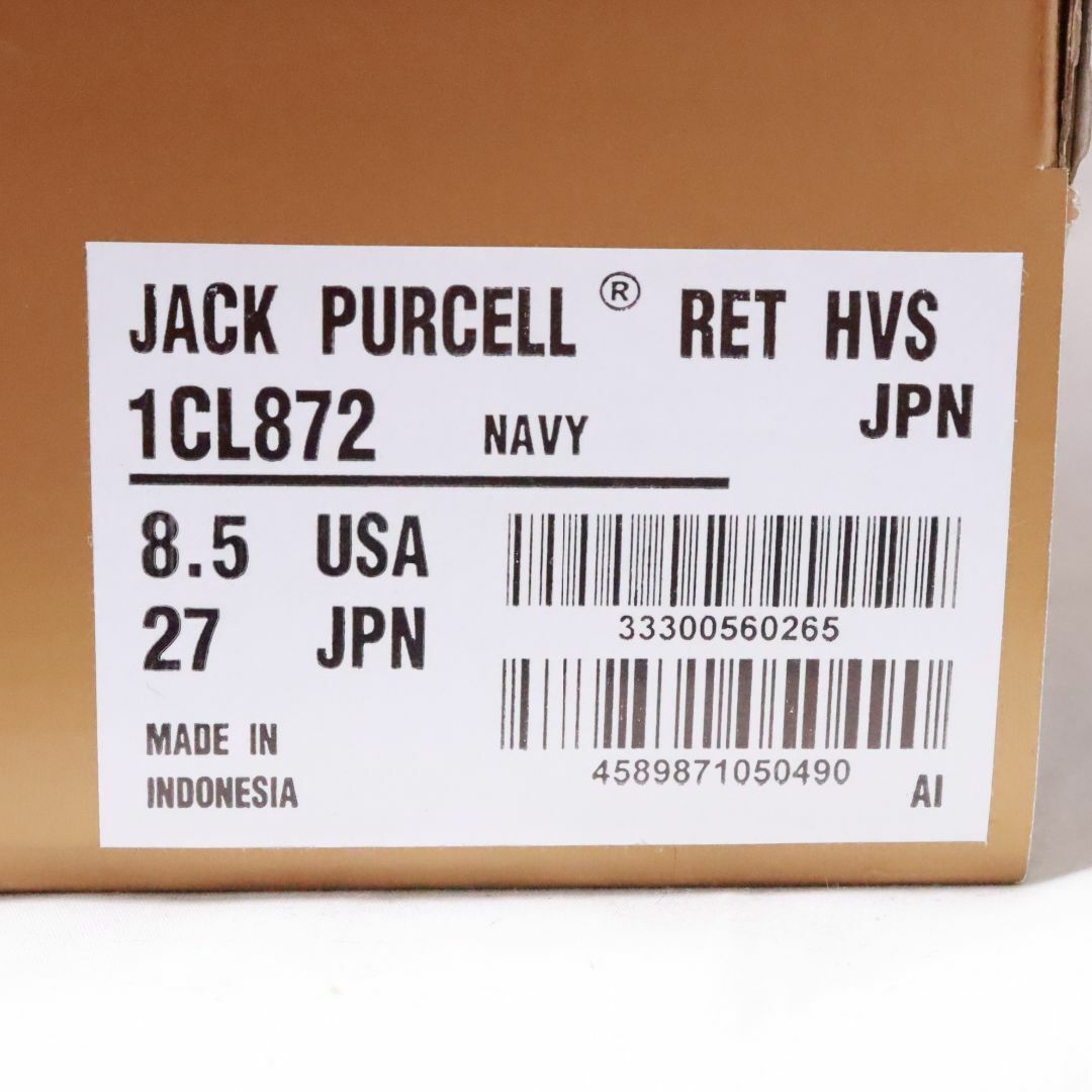 CONVERSE(コンバース)のJACK PURCELL RET HVS ICL858 27.0cm 1CL872 CONVERSE メンズの靴/シューズ(スニーカー)の商品写真