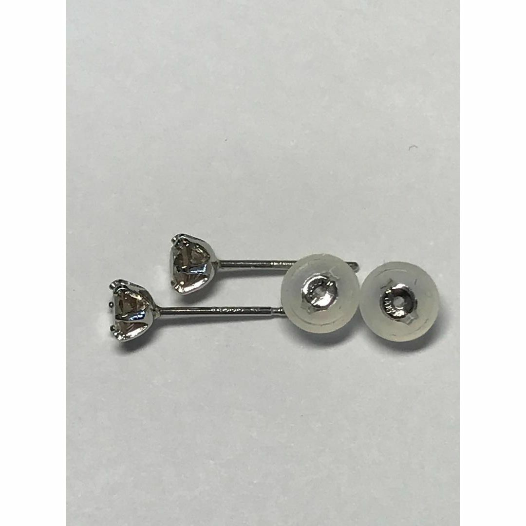 Pt ダイヤモンドピアス 計0.4ct (0.2ct×2) - ピアス