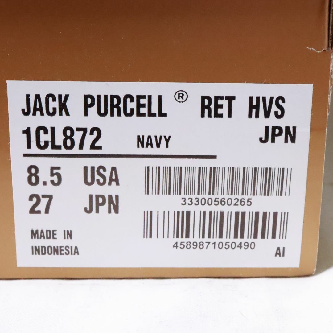 CONVERSE(コンバース)のJACK PURCELL RET HVS ICL858 27.0cm 1CL872 CONVERSE メンズの靴/シューズ(スニーカー)の商品写真