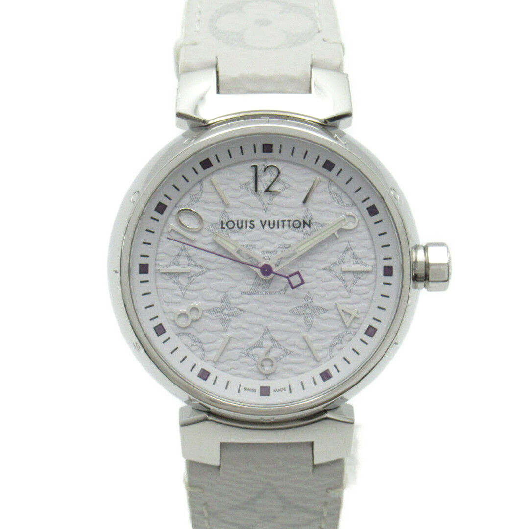 ルイ・ヴィトン タンブール モノグラムホワイト 腕時計 ウォッチ 腕時計