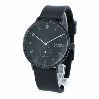 スカーゲン(SKAGEN)のスカーゲン 時計 メンズ 北欧 腕時計 Aaren Kulor アンカー カラー シンプル アルミニウム製ケース ブラック 黒色 シリコン SKW6544(腕時計(アナログ))