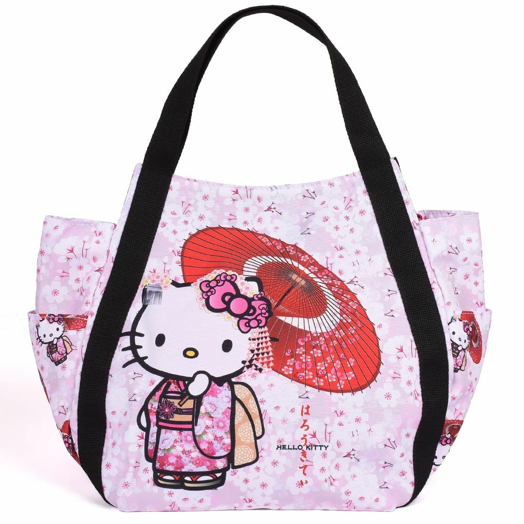 [Lelotte] ハローキティ HELLO KITTY トートバッグ 大容量