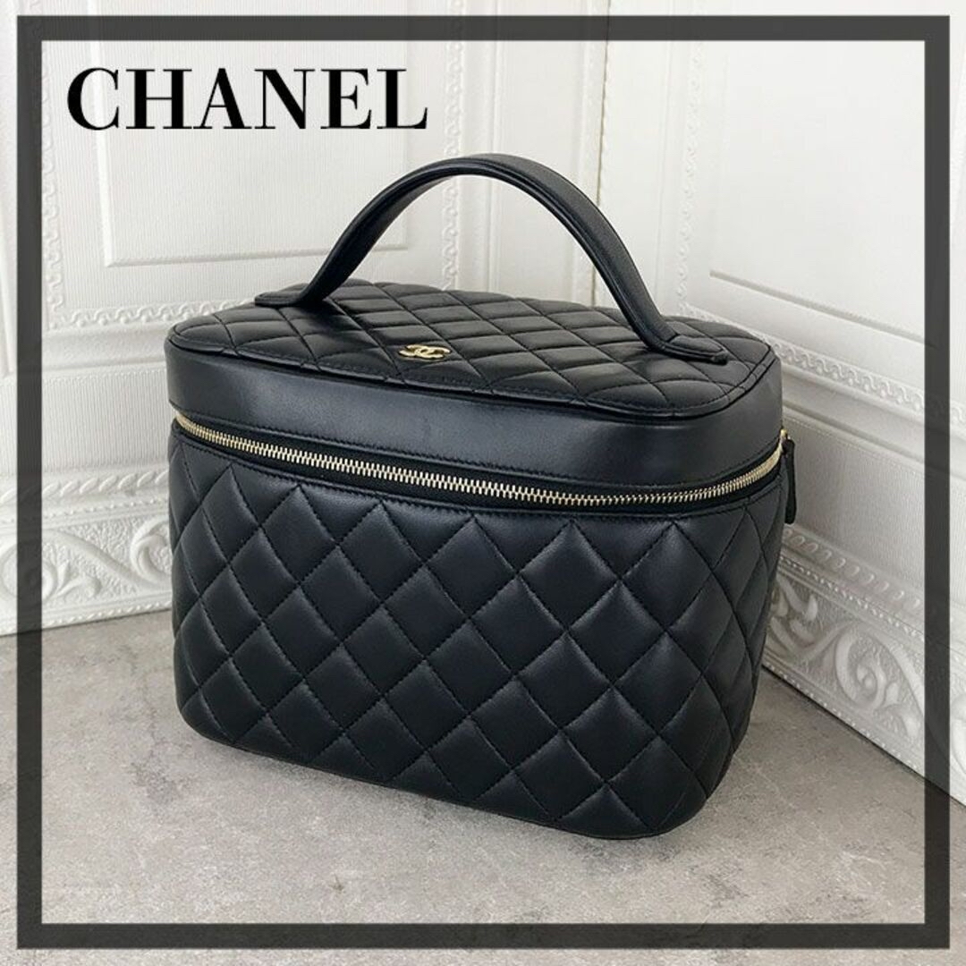 CHANEL - 美品❤️正規品❤️シャネル マトラッセ ラムスキン バニティ