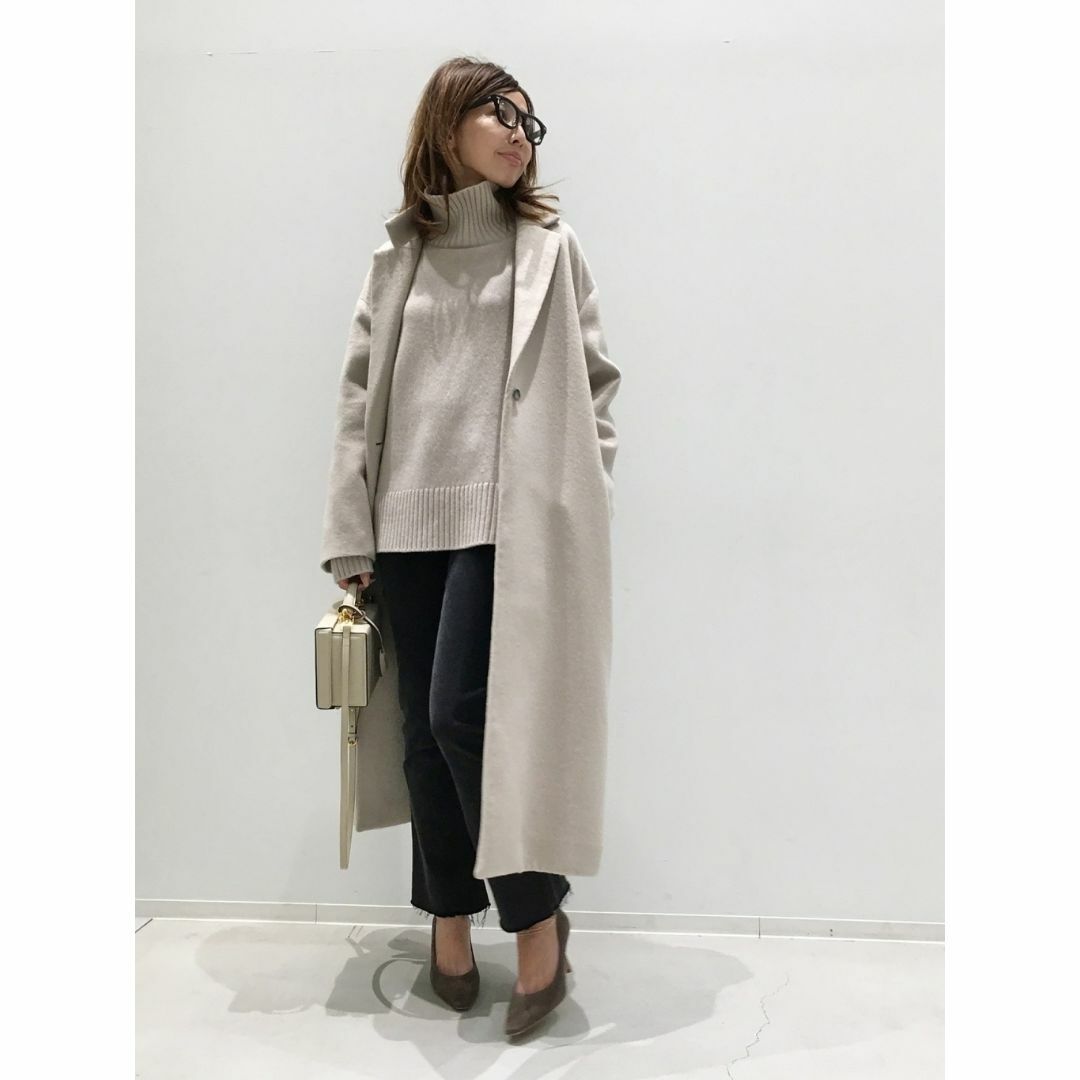 タグつき未使用Lisiere Cashmere Mix Long Coat