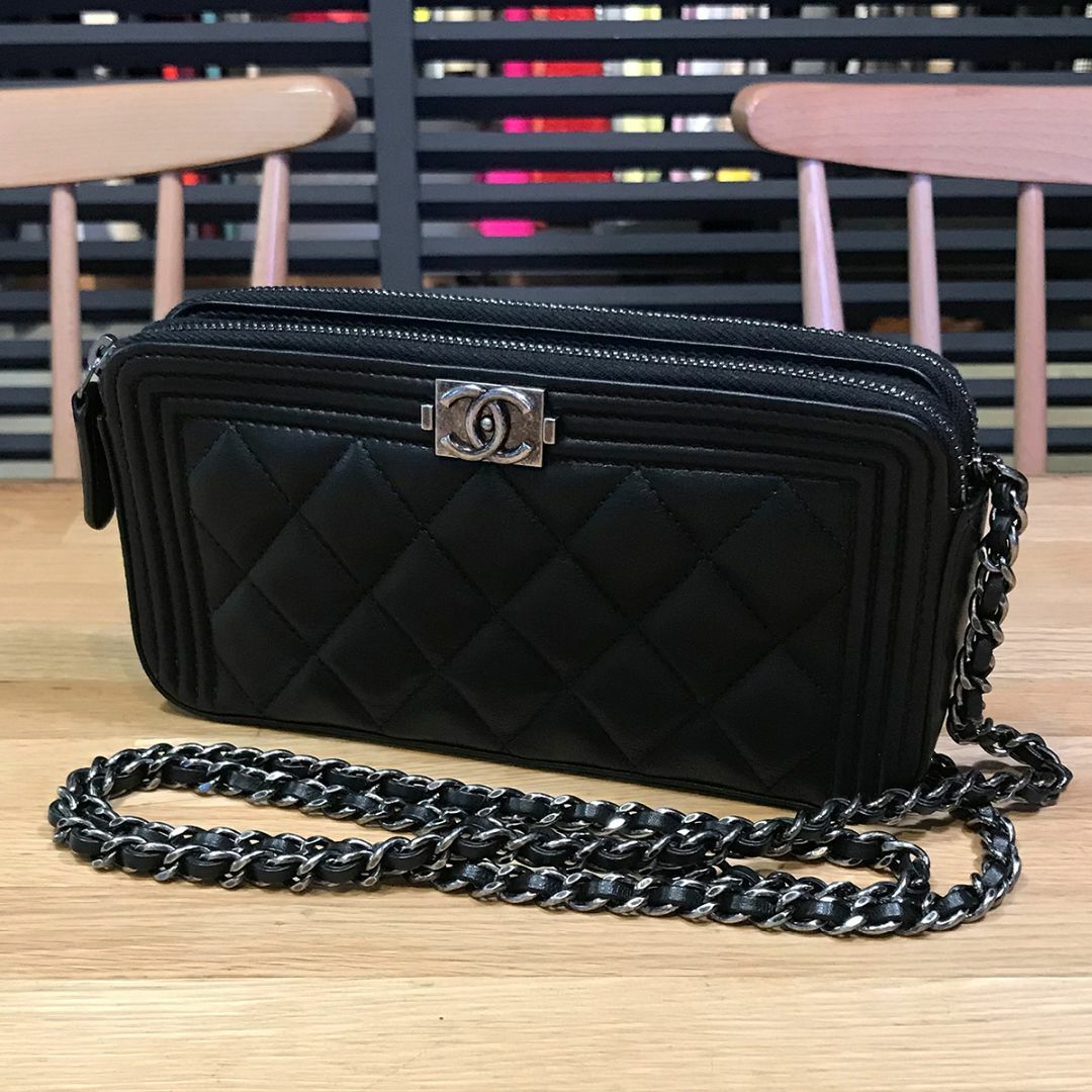 CHANEL - 超美品 シャネル ボーイシャネル チェーンウォレット