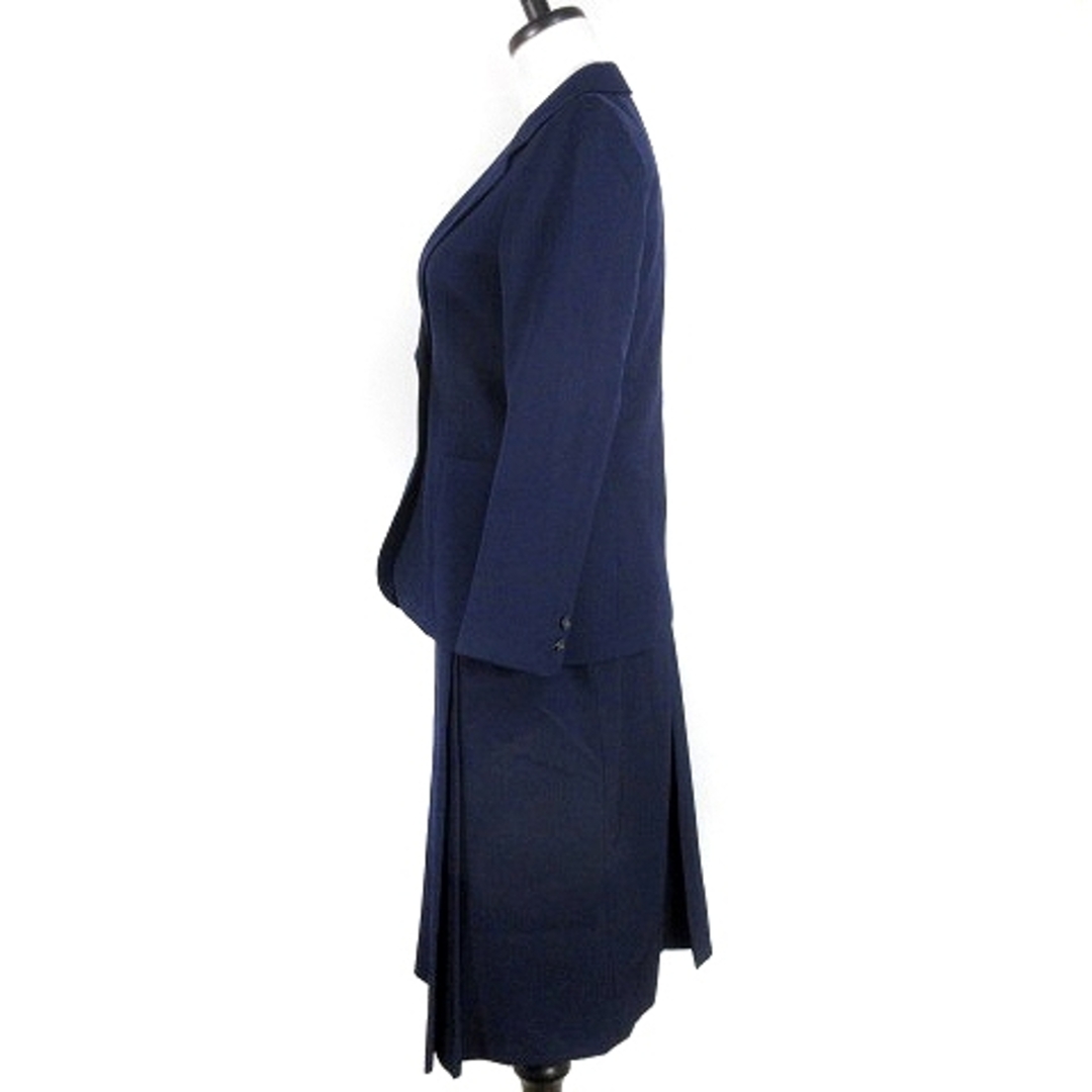 ニューヨーカー スーツ セットアップ ジャケット スカート ミモレ丈 7 紺 2