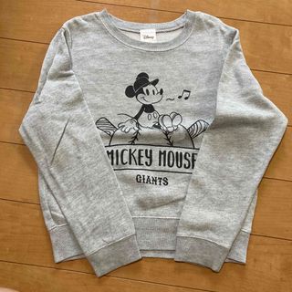 ディズニー(Disney)の130ミッキー　トレーナー(Tシャツ/カットソー)