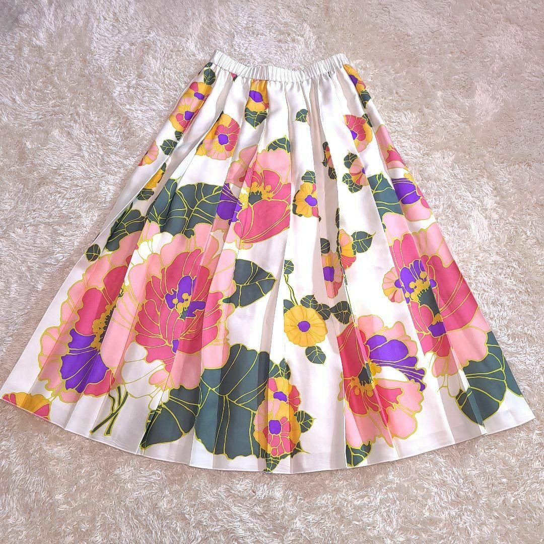ブラミンク　花柄スカート