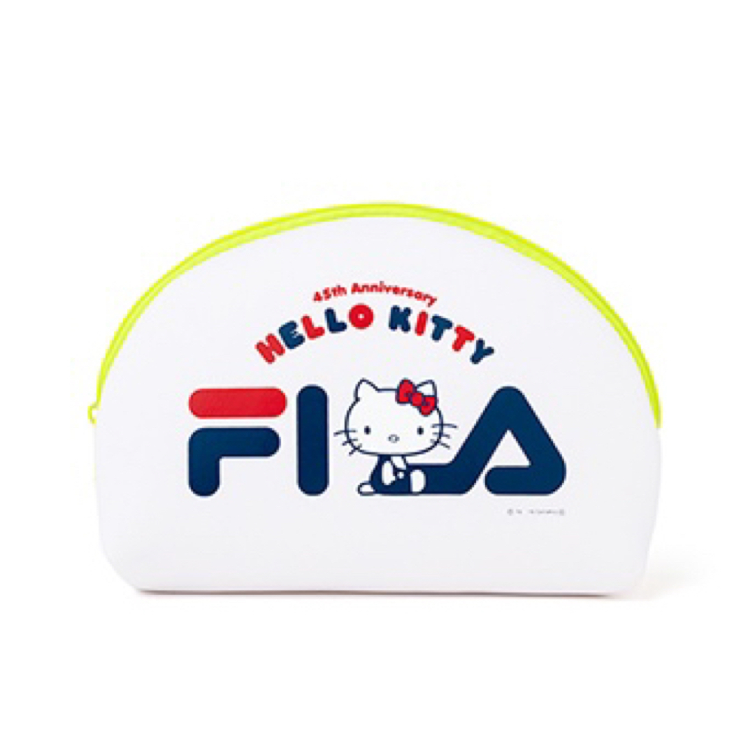 FILA(フィラ)のSEVENTEEN 付録 Hello Kitty ネオンジップなごきげんポーチ レディースのファッション小物(ポーチ)の商品写真