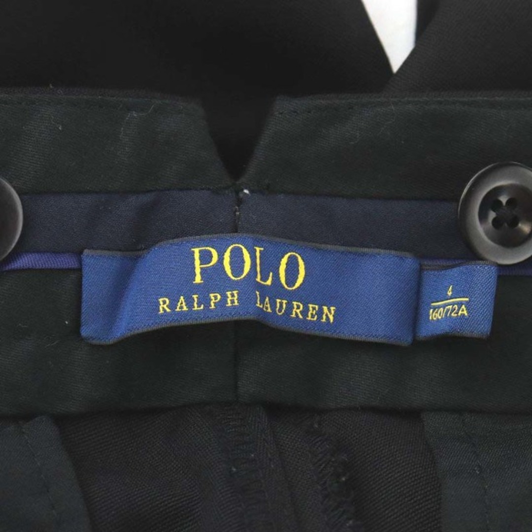 POLO RALPH LAUREN(ポロラルフローレン)のポロ ラルフローレン パンツ スラックス ウール 絹 シルク 4 S 黒 レディースのパンツ(その他)の商品写真