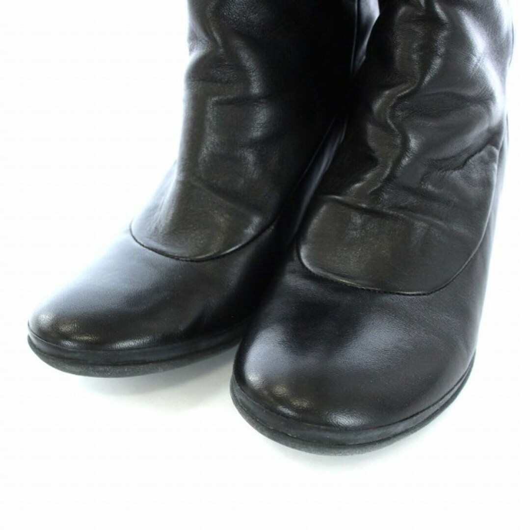 CAMPER(カンペール)のカンペール SPIRAL ESES ショートブーツ 38 24cm 黒 レディースの靴/シューズ(ブーツ)の商品写真