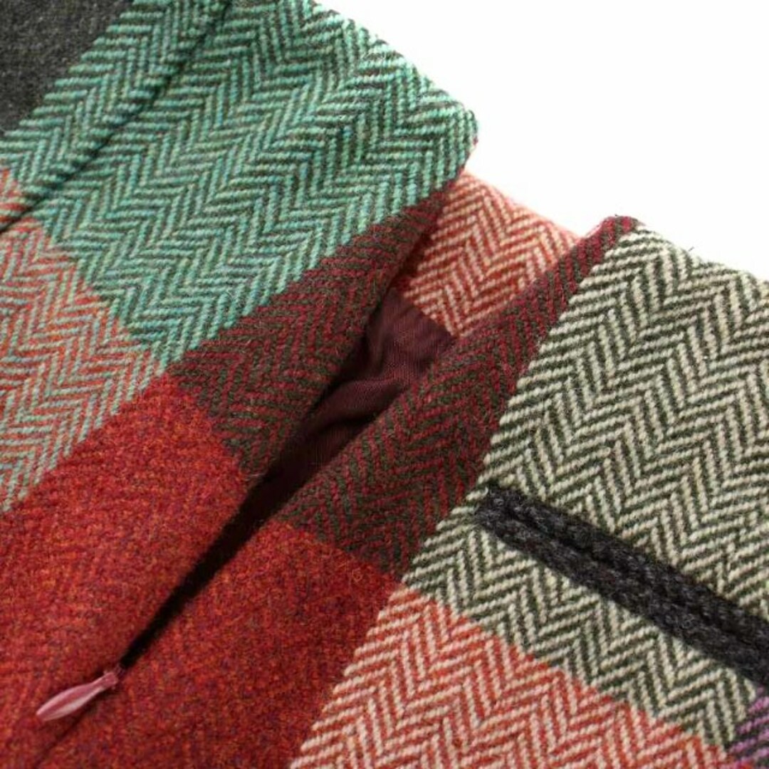 ETRO - エトロ ETRO 台形スカート ひざ丈 ウール チェック 38 S マルチ