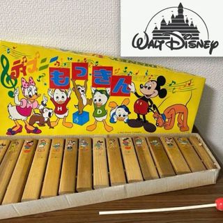 ディズニー(Disney)の【1980年代】　ディズニー　ヴィンテージ　ミッキー　木琴　【箱付・完品】(その他)