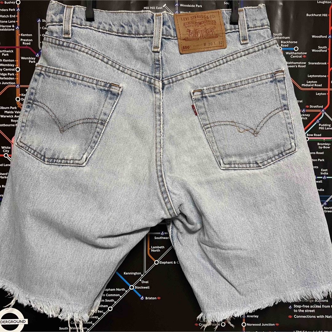 Levi's リーバイス 90s 550 リメイク　w30 ハーフパンツ　デニム