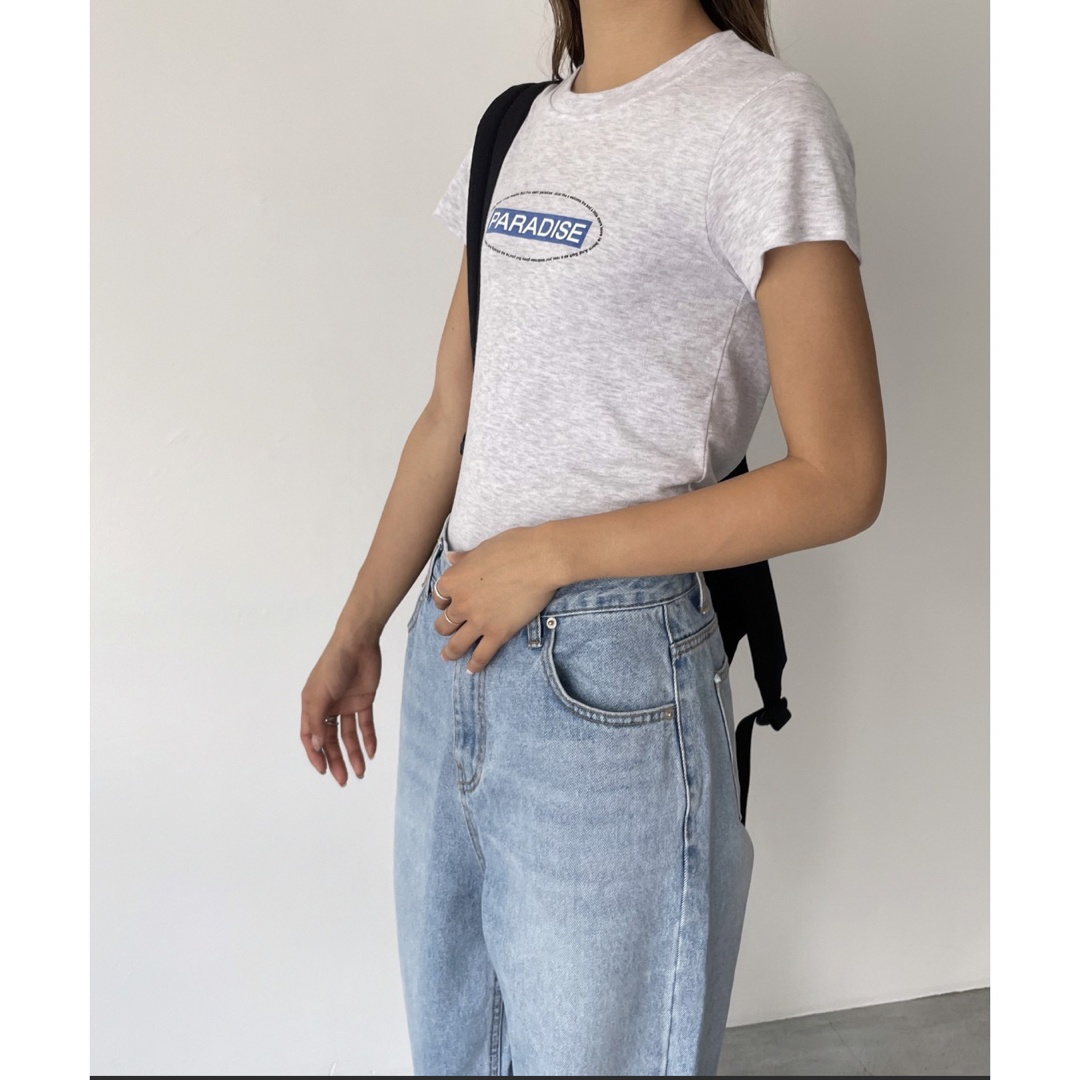 CANAL JEAN(キャナルジーン)のcanal Jean "PARADISE"半袖Tシャツ レディースのトップス(Tシャツ(半袖/袖なし))の商品写真