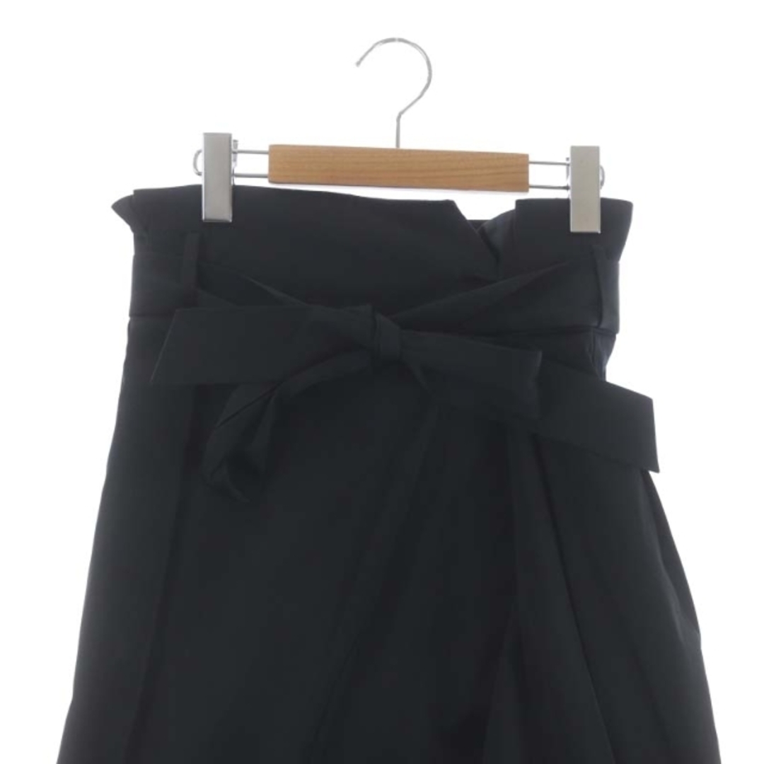 DESIGNWORKS(デザインワークス)のデザインワークス スカート フレア ロング ベルト付き 36 黒 /HK ■OS レディースのスカート(ロングスカート)の商品写真