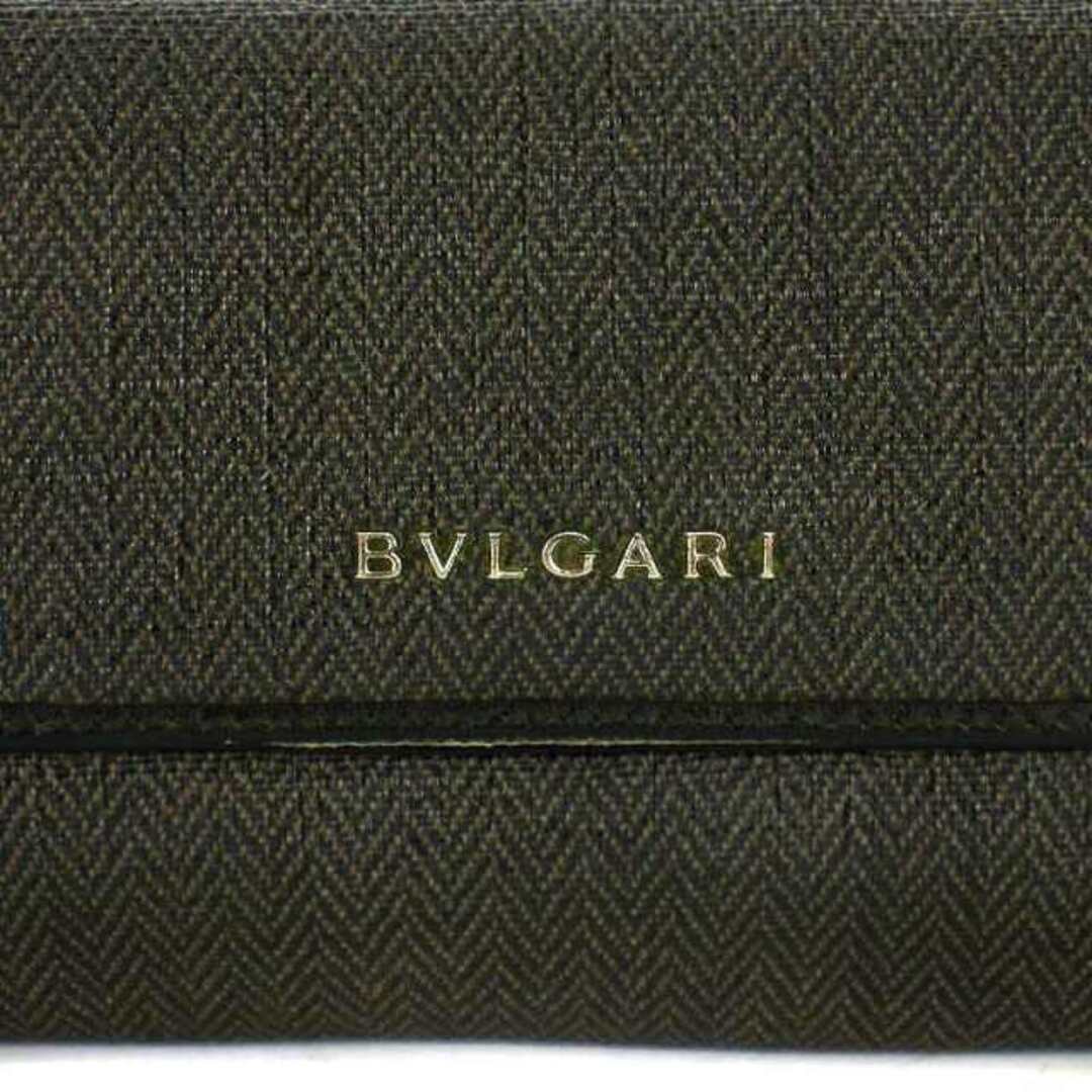 BVLGARI - ブルガリ BVLGARI 長財布 二つ折り レザー グレー 黒の通販