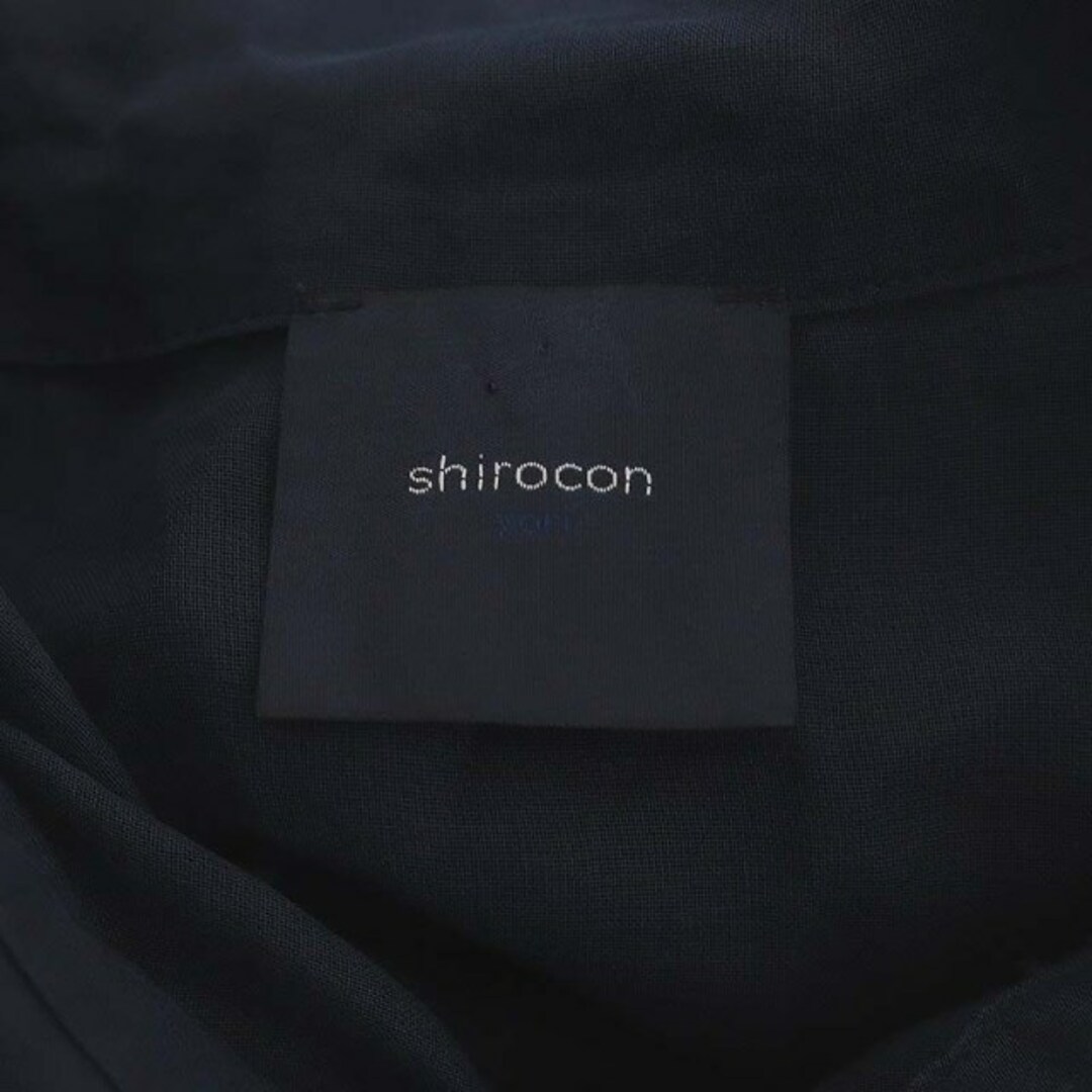 ヨリ shirocon 22SS ダリアシャツドレス ブラウス 前開き 五分袖 ヨリ shirocon 22SS ダリアシャツドレス ブラウス 前開き 五分袖