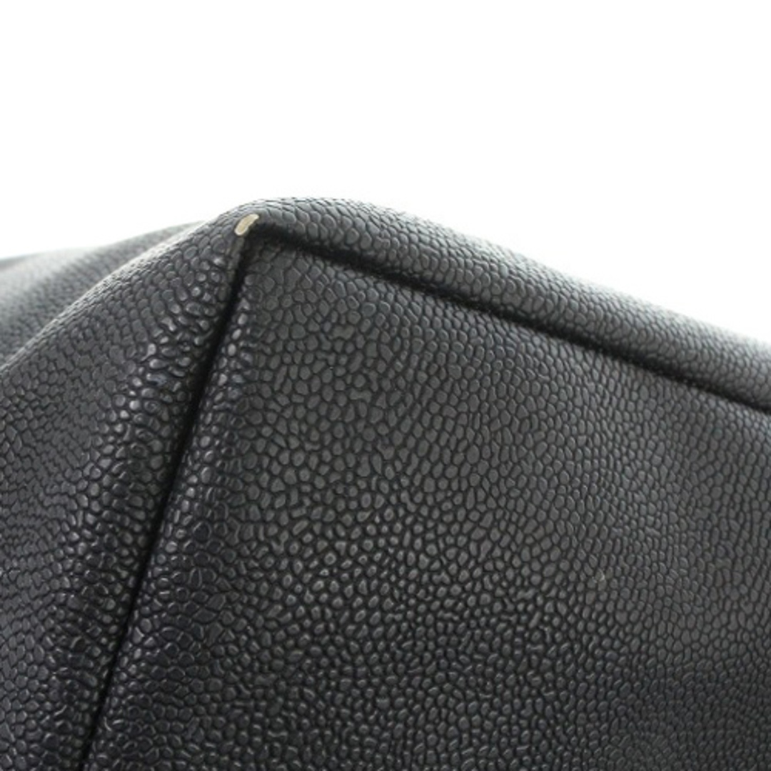 Herve Chapelier(エルベシャプリエ)のエルベシャプリエ コーテッドキャンバススクエアトートA4サイズ 黒 レディースのバッグ(トートバッグ)の商品写真