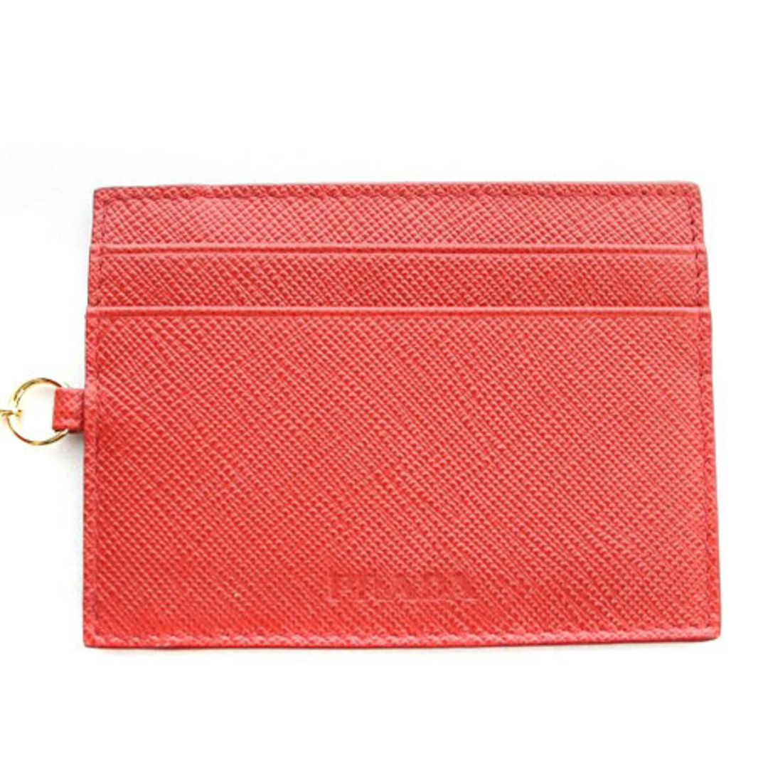 PRADA - プラダ ペタロ サフィアーノ レザー 長財布 赤 1MH132 QWAの
