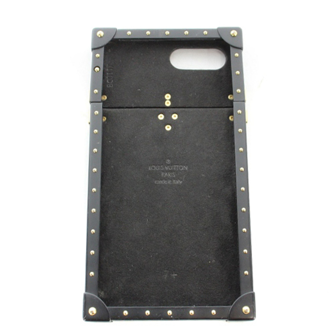 ルイヴィトン アイトランク iPhone7 Plus用ケース 茶色 黒