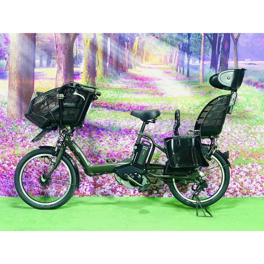 ヤマハ - ☆52子供乗せ30電動アシスト自転車ヤマハ3人乗り対応20インチ