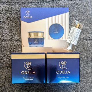 【新品未開封】ODELIA リンクル&ホワイトオールインワン クリーム 2個(オールインワン化粧品)