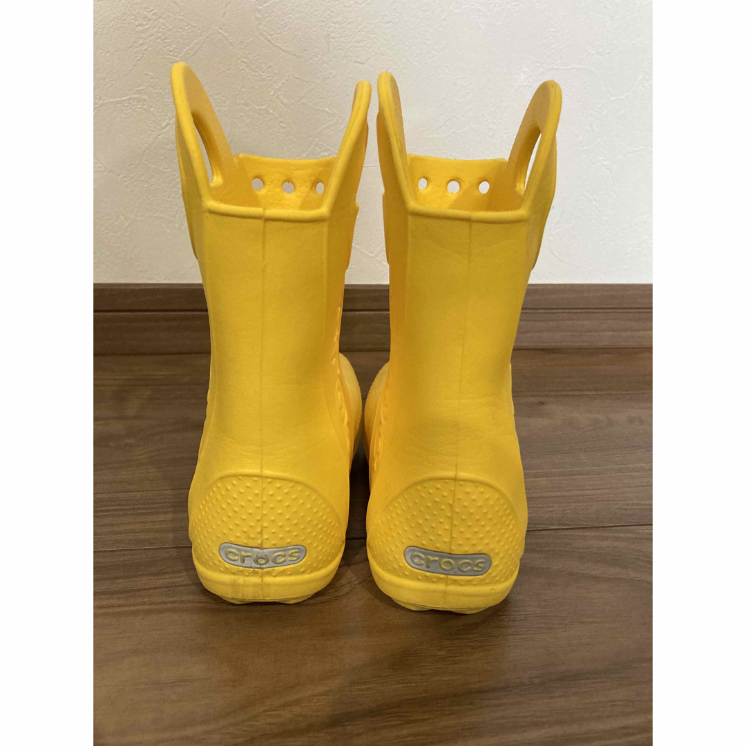 crocs(クロックス)のクロックス⭐︎キッズ　雨靴　レインブーツ キッズ/ベビー/マタニティのキッズ靴/シューズ(15cm~)(サンダル)の商品写真