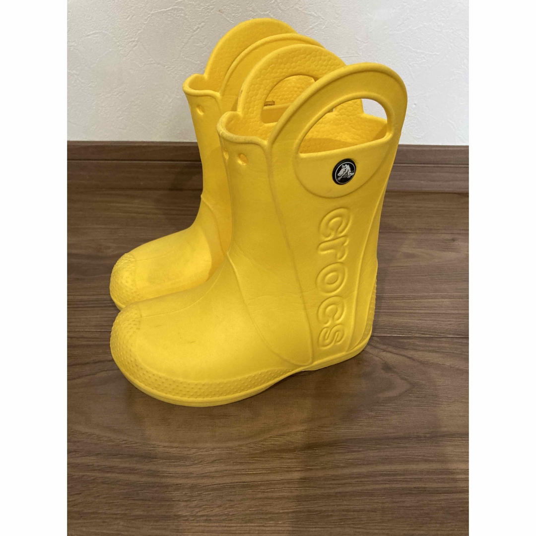 crocs(クロックス)のクロックス⭐︎キッズ　雨靴　レインブーツ キッズ/ベビー/マタニティのキッズ靴/シューズ(15cm~)(サンダル)の商品写真