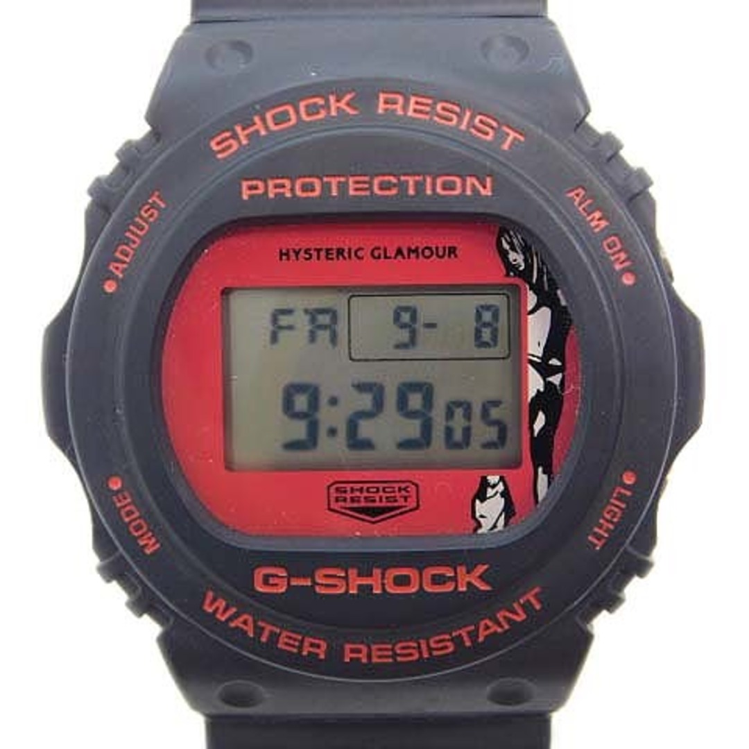 カシオ G-SHOCK×HYSTERIC GLAMOUR 腕時計 デジタル 黒