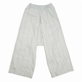 美品 イッセイミヤケ ISSEY MIYAKE MAN パンツ サルエルパンツ リネン 無地 ボトムス メンズ 1(S相当) グレー