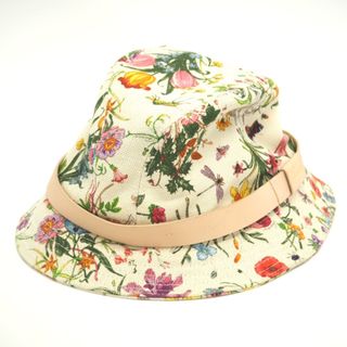 Gucci - ☆美品☆GUCCI ハット GGキャンバス ベージュ Mサイズの通販