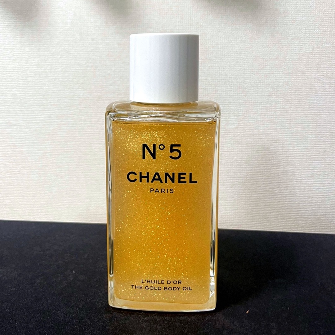 □ CHANEL No5 ゴールドボディオイル250ml - 化粧水/ローション