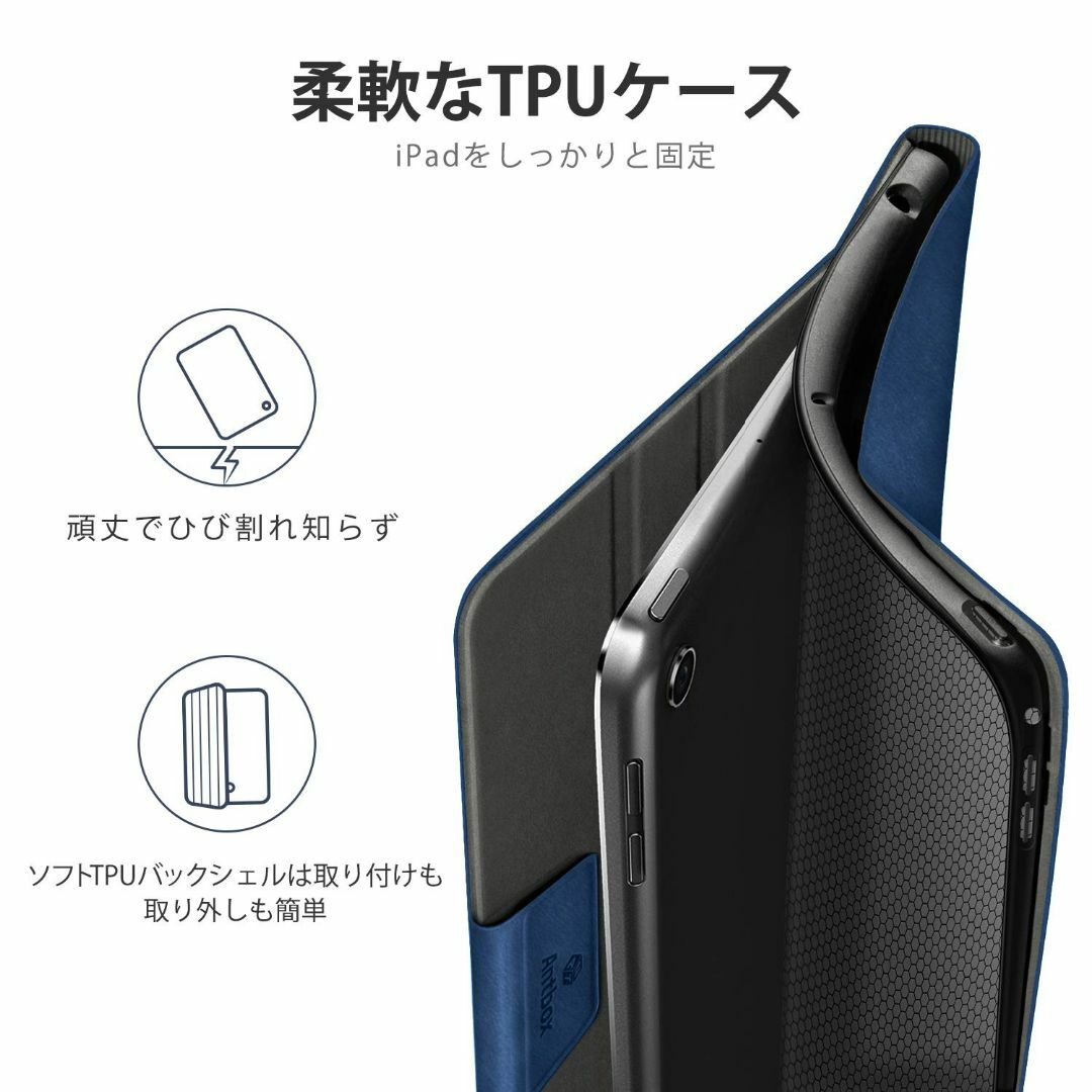 【新着商品】Antbox iPad Mini 5/4 ケース ペン収納 高級PU 4