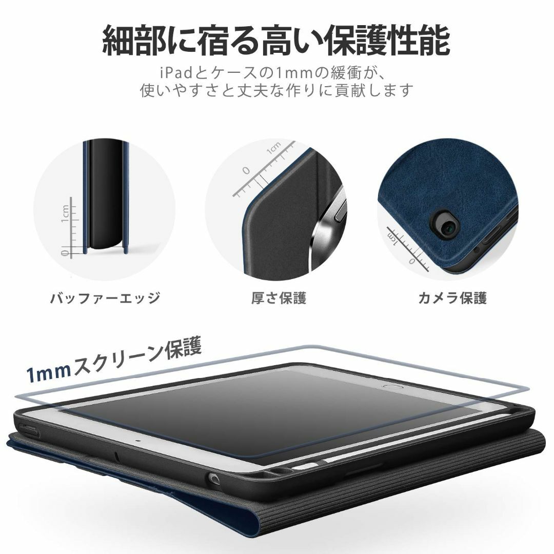 【新着商品】Antbox iPad Mini 5/4 ケース ペン収納 高級PU 5