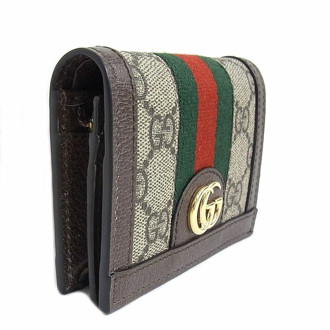 Gucci - グッチ GUCCI 2つ折り財布 ホックボタン開閉式 GGスプリーム ...