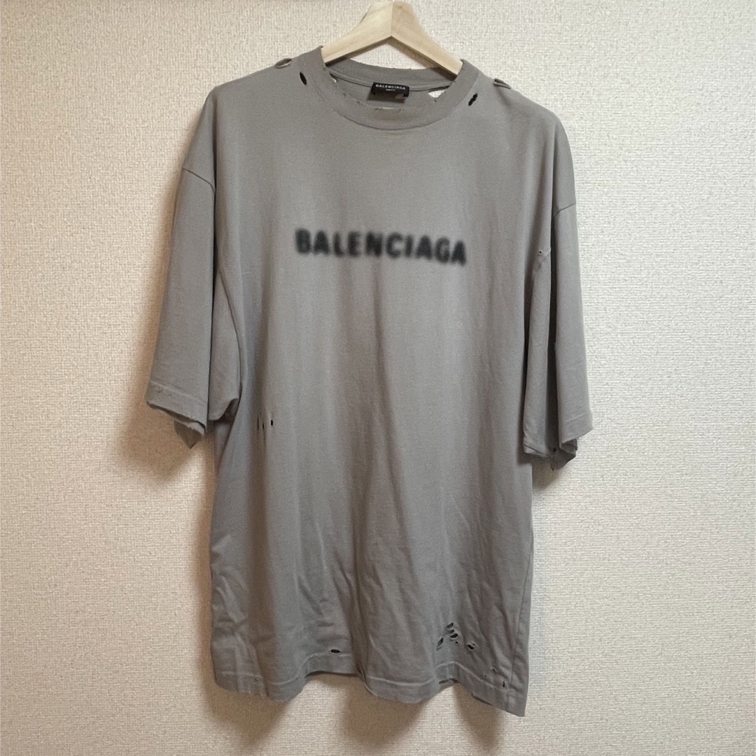 balenciaga デストロイtシャツ 21aw-tops.edu.ng