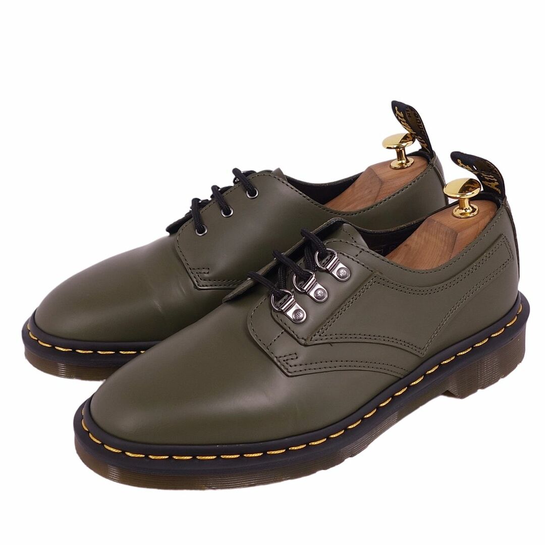 Dr.Martens(ドクターマーチン)のドクターマーチン Dr.Martens レザーシューズ ダービーシューズ 1461 VERSO 3ホール スムースレザー シューズ メンズ UK7 US8 EU41(26cm相当) グリーン メンズの靴/シューズ(ドレス/ビジネス)の商品写真