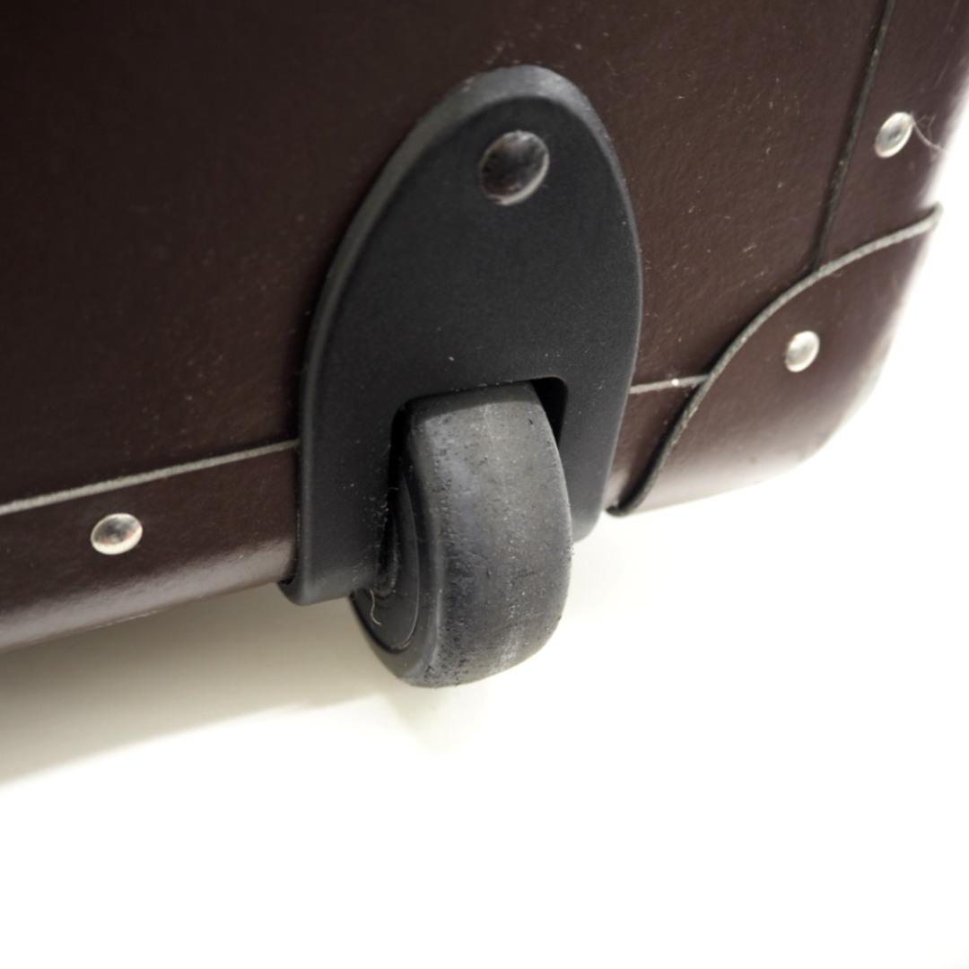 GLOBE-TROTTER(グローブトロッター)のグローブトロッター GLOBE TROTTER スーツケース
 ヴァルカンファイバー ヴァルカンファイバー ブラウン メンズのバッグ(トラベルバッグ/スーツケース)の商品写真