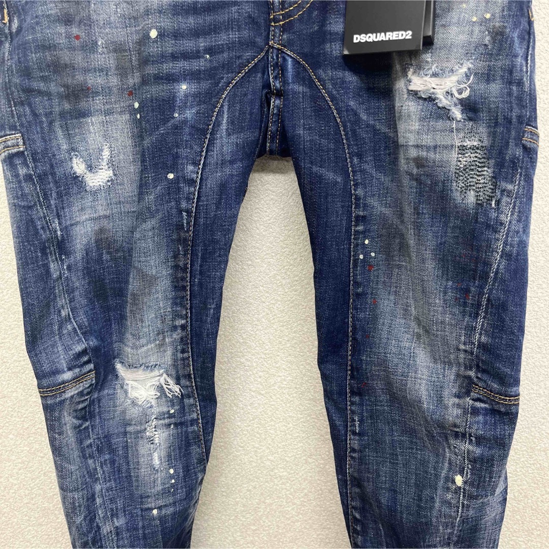 42 青タグ DSQUARED2 タイディ バイカー デニム ジーンズ | www.causus.be