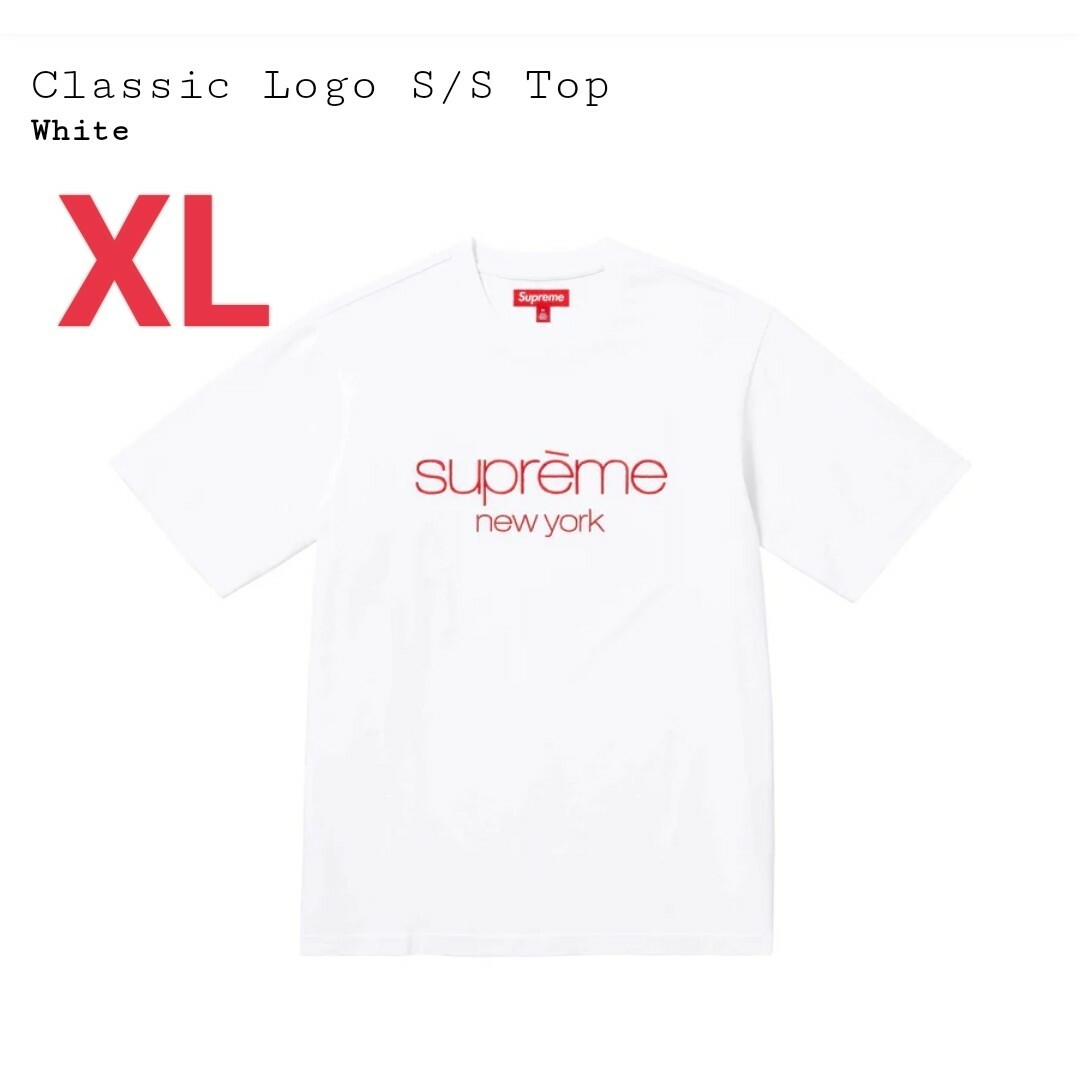 Supreme 23fw Classic Logo S/S Top ブラウン L