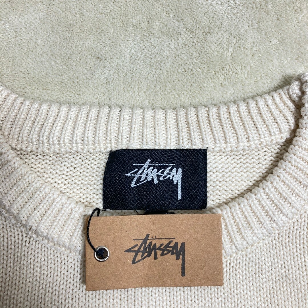 STUSSY - STUSSY CURLY SWEATER ニット セーターユニセックス Lの通販