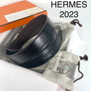 エルメス(Hermes)の【新品】2023 エルメス Hベルト リバーシブル メンズ 100(ベルト)