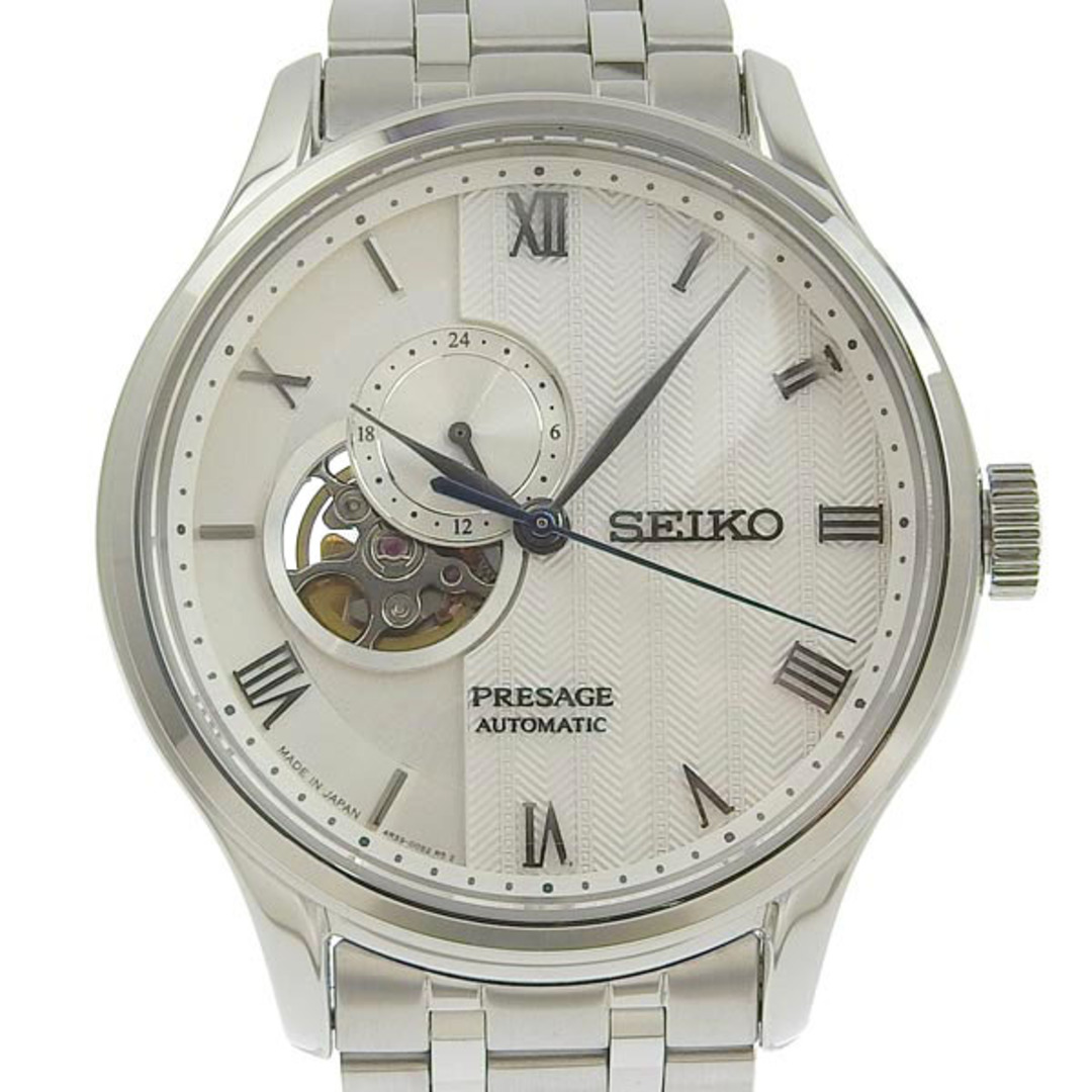 SEIKO セイコー プレサージュ メンズ オートマ 4R39-00W0 SS gg